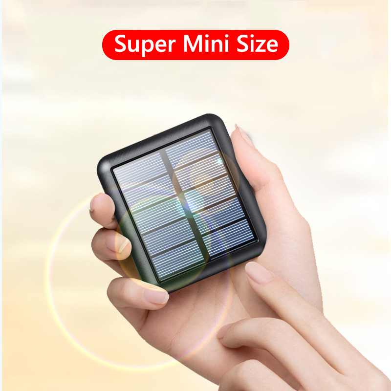 Xiaomi Outdoor Power Supply - 20000mah Solar Power Bank Built-in Cables