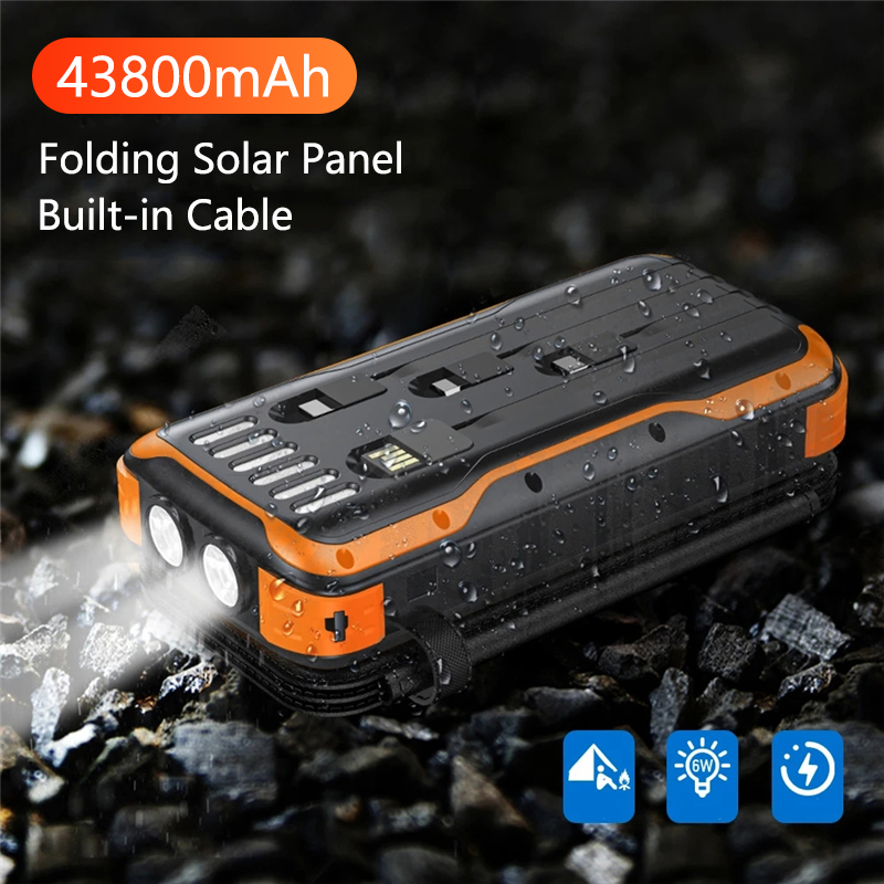 Xiaomi Outdoor Power Supply - Foldable Solar Power Bank 43800mAh Portable