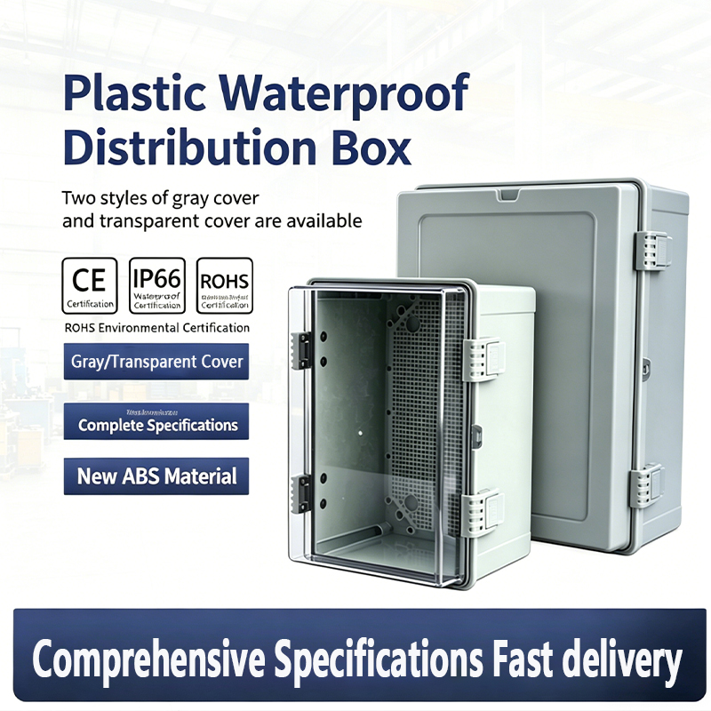 Ip66 Abs Pc Hinged Plastic Enc - Outdoor Power Supply Box recension och pris
