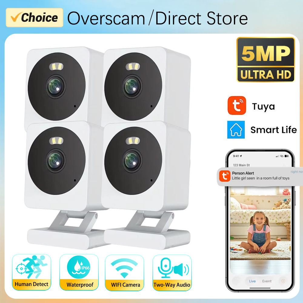 Tuya 5MP SmartLife Home Baby M - Outdoor Power Block recension och pris