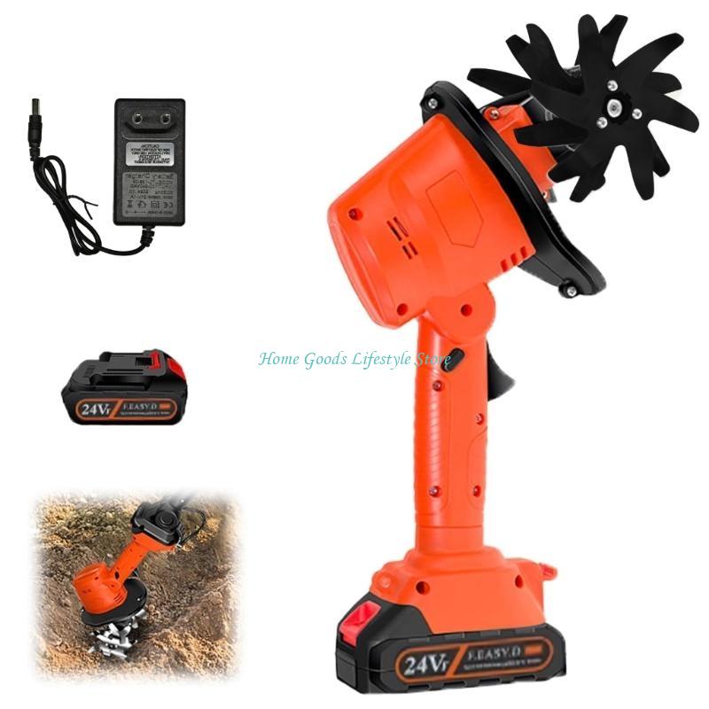 E74E Cordless Mini Tiller 21V  - Garden Tiller Mini recension och pris