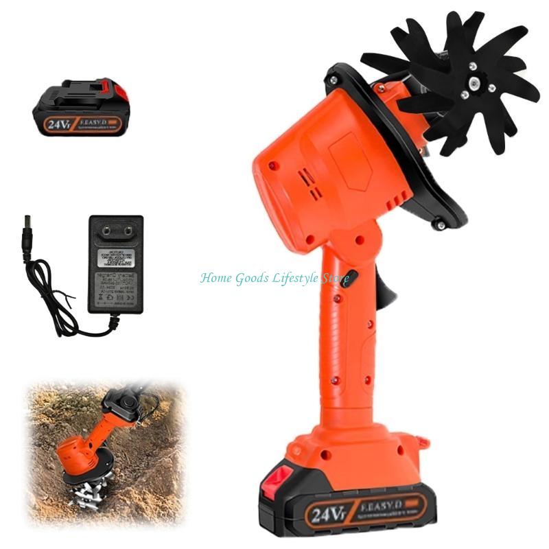 E74E Cordless Mini Tiller 21V  - Garden Tiller Mini recension och pris