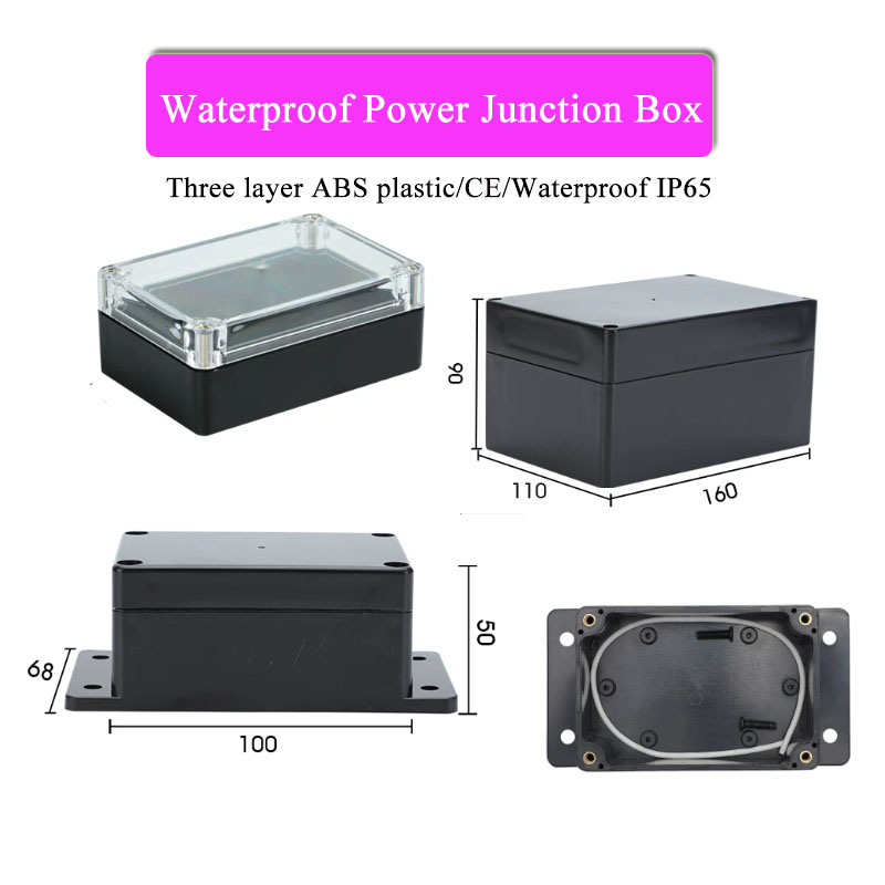 ABS Plastic Black Triple Water - Outdoor Power Supply Box recension och pris