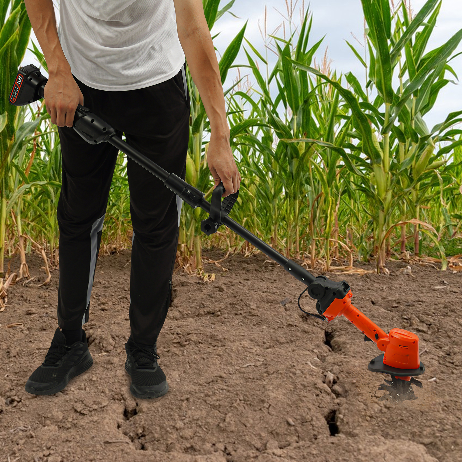 21V Cordless Mini Tiller Culti - Garden Tiller Mini recension och pris
